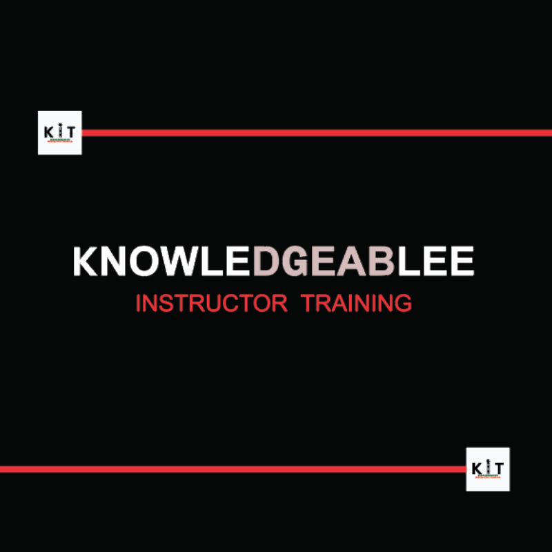 Knowledgeablee Instructor Training