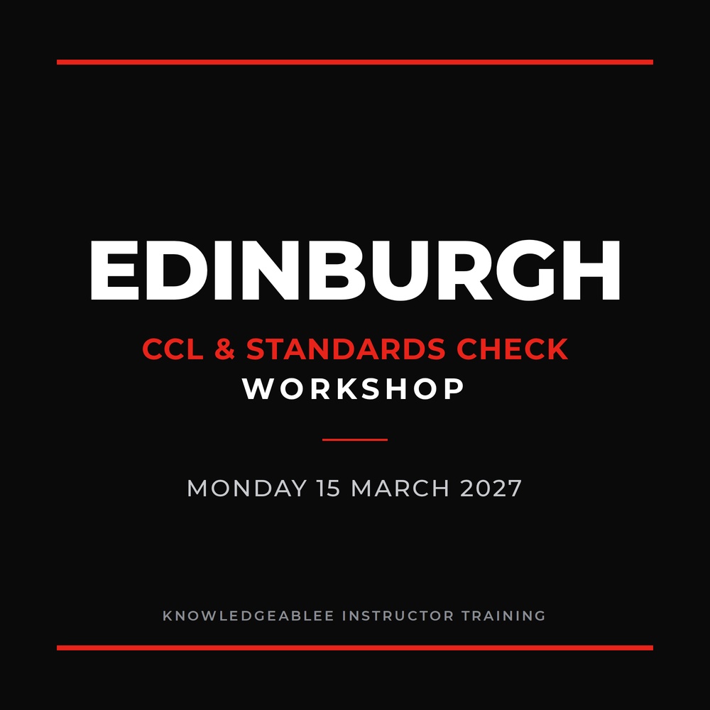 CCL and Standards Check workshop Edinburgh, 15 March 2027