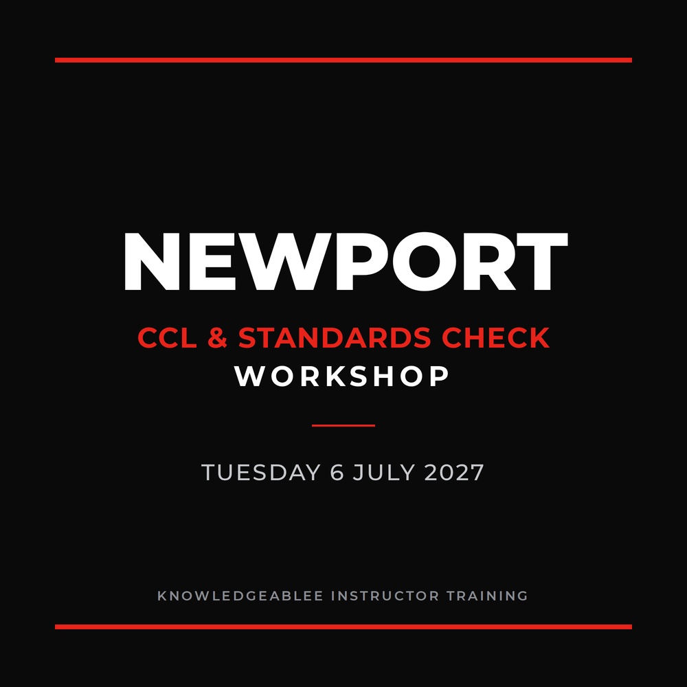 CCL and Standards Check workshop Newport, 6 July 2027